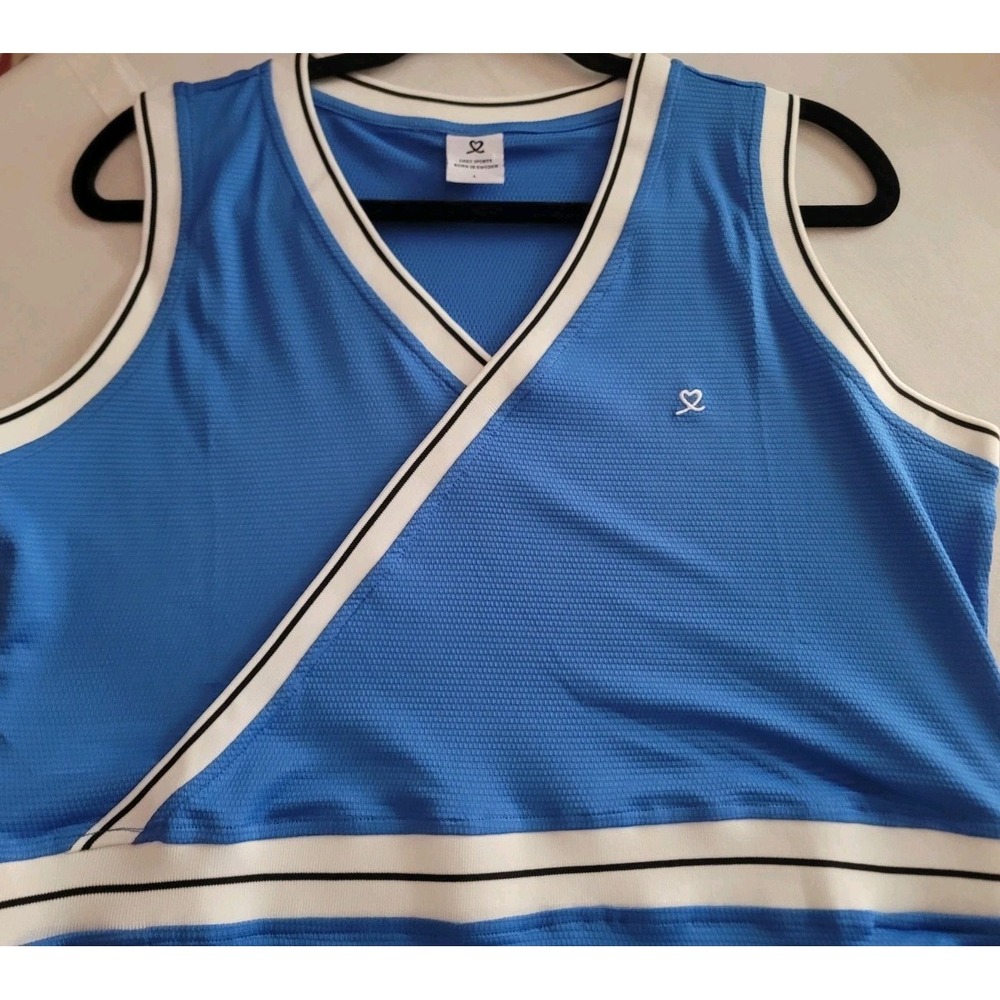 Daily Sports Sweden Tennis Dress Women's Large Blue Golf Athleisure Shorts Set - Picture 6 of 15